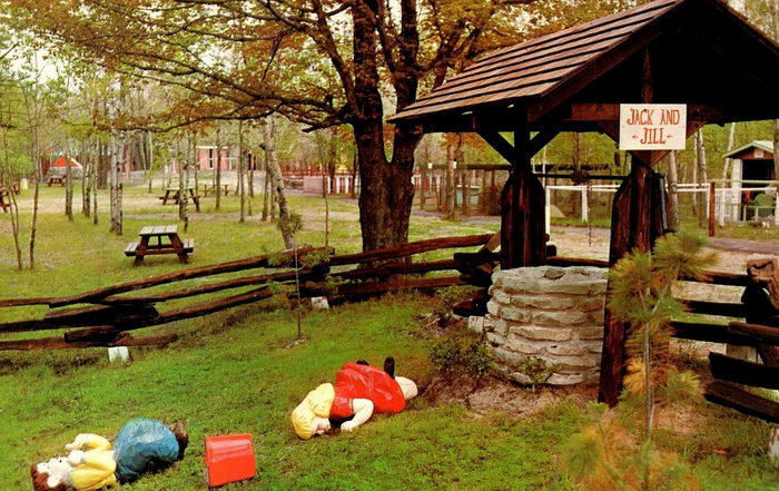 Deer Acres Storybook Amusement Park - Vintage Postcard (newer photo)